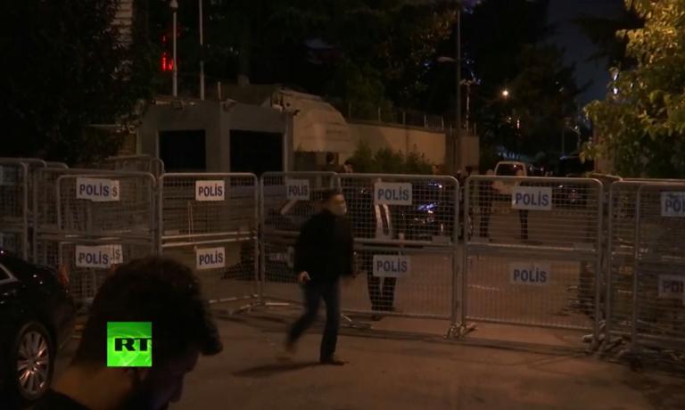 Υπόθεση Κασόγκι: Η τουρκική αστυνομία «μπούκαρε» στο σαουδαραβικό προξενείο! LIVE εικόνα