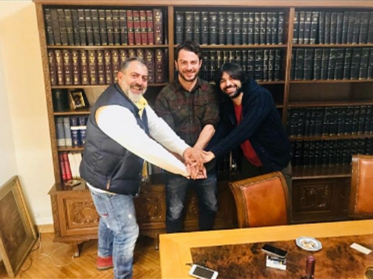 Γιώργος Αγγελόπουλος: Υπέγραψε με τον Ανδρέα Γεωργίου για το Τατουάζ! [pics]