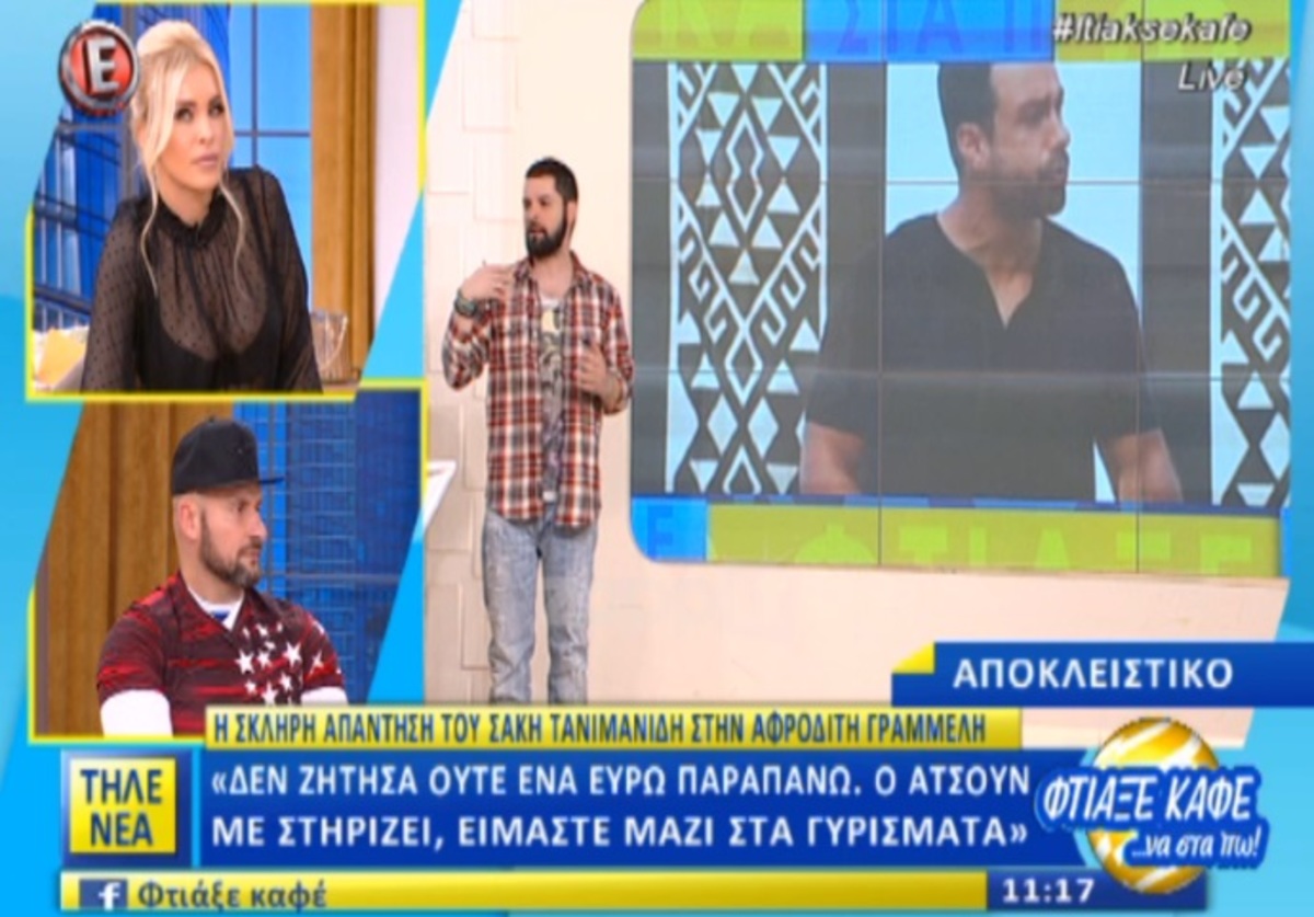 Η απάντηση του Σάκη Τανιμανίδη για τα 600.000 ευρώ του Survivor