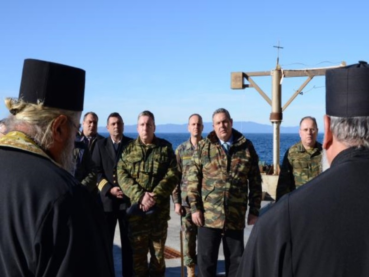 Υποδέχθηκαν Καμμένο και δάκρυσαν οι αγιορείτες για το Μακεδονικό [vid]