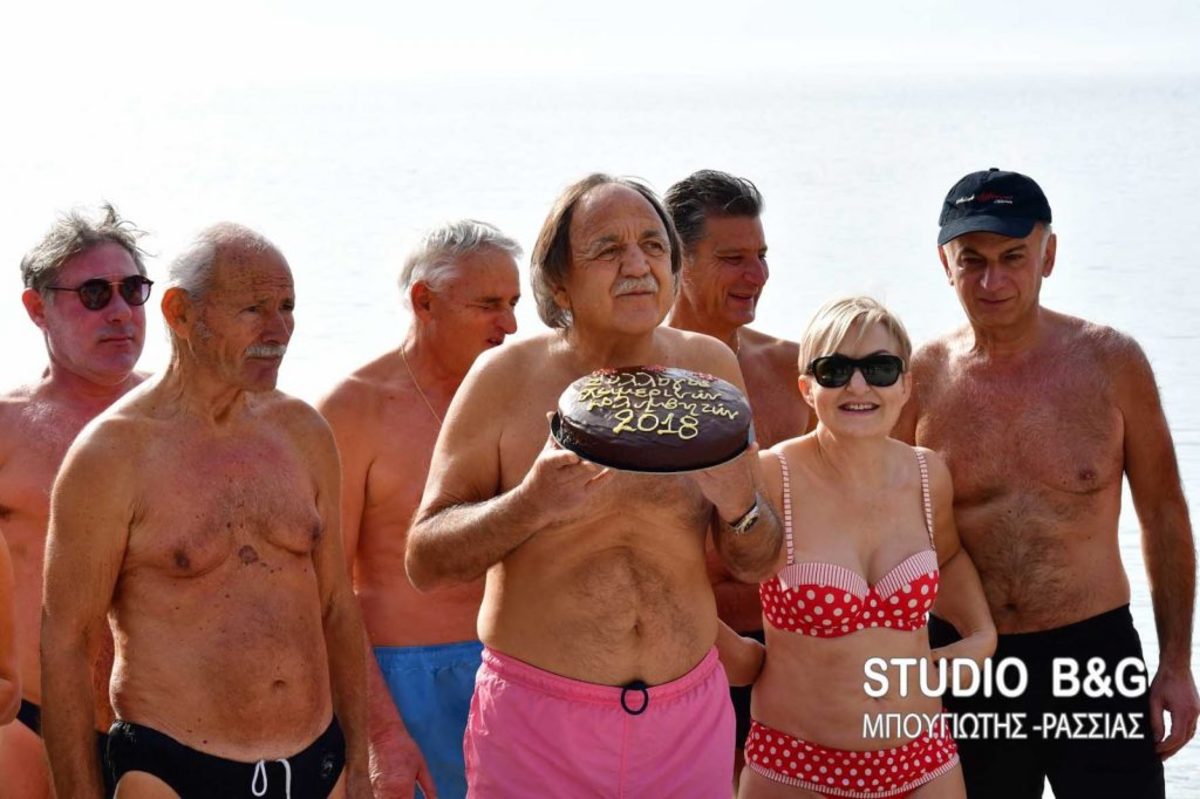 Ναύπλιο: Χειμερινός κολυμβητής ετών… 86! [pics, vid]