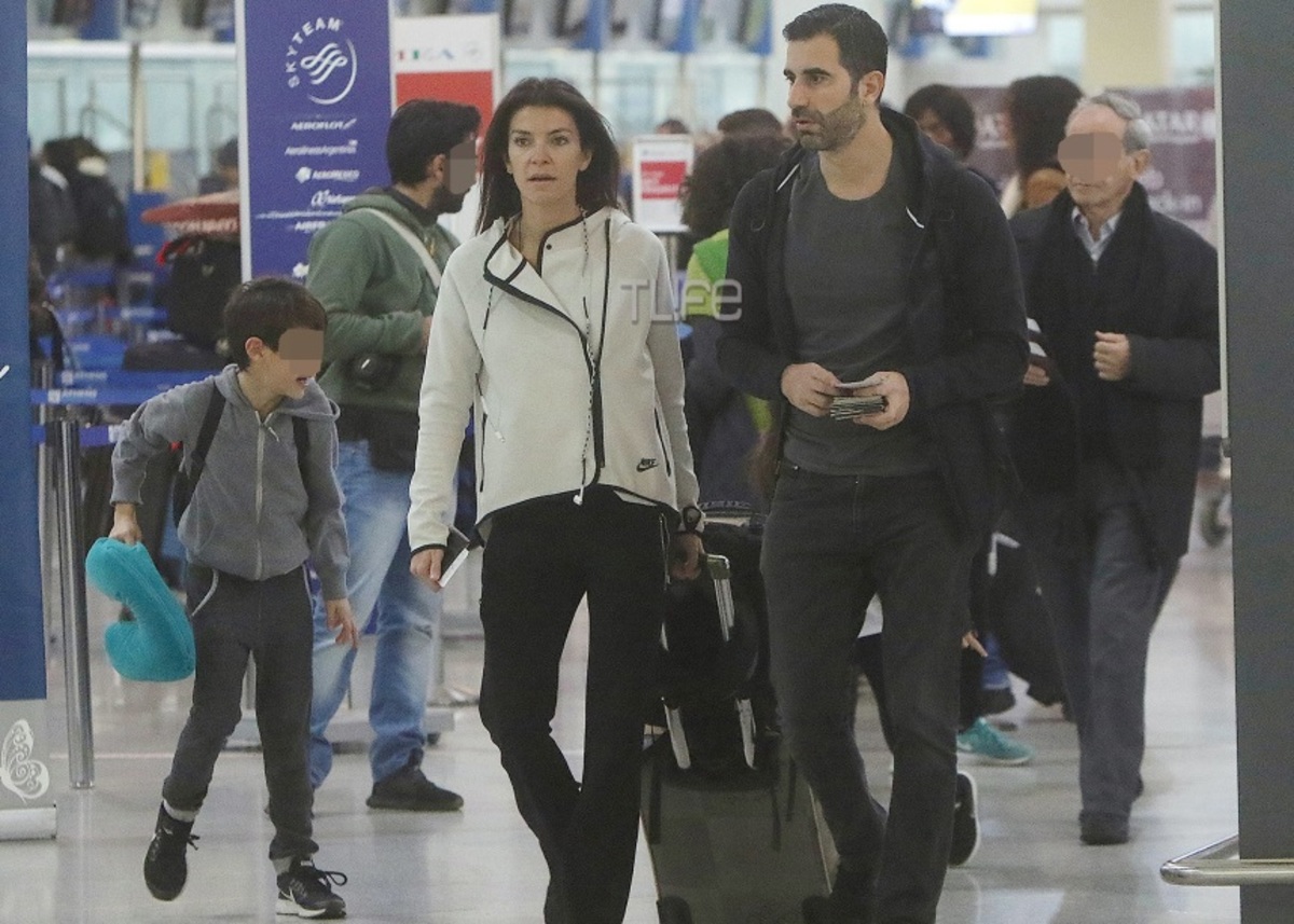 Μαρίνα Βερνίκου – Μίλτος Καμπουρίδης: Γιορτινή εξόρμηση με τα παιδιά τους [pics]