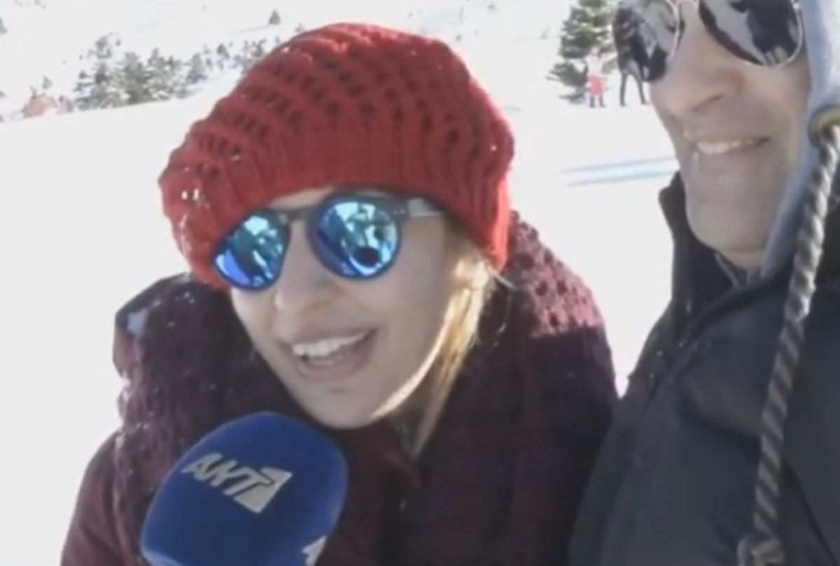 Καλάβρυτα: Έκπληξη στα χιόνια – Τα χαμόγελα ευτυχίας μετά το σκι με τον αγαπημένο της [vid]
