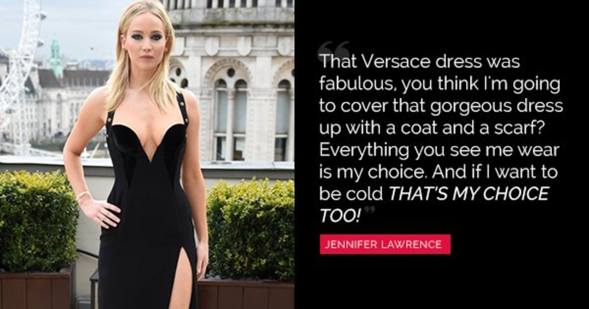Τους ενόχλησε η Τζένιφερ Λόρενς γιατί φορούσε αποκαλυπτικό φόρεμα στο κρύο Λονδίνο