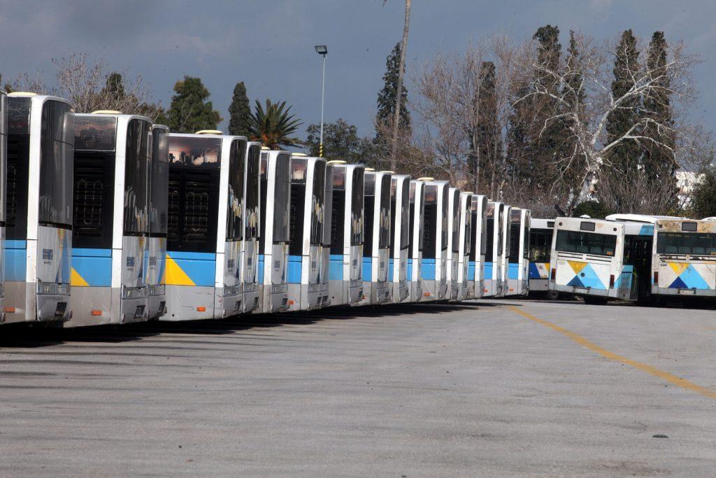 λεωφορεία στάση εργασίας