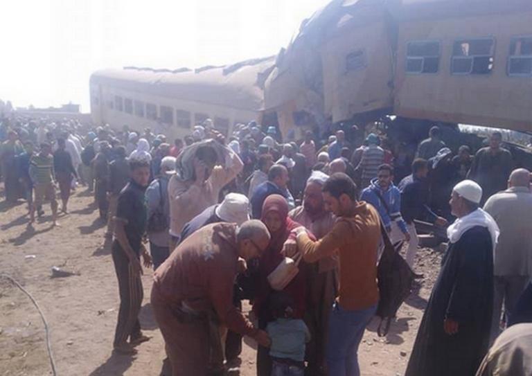 Τραγωδία! Φονική σύγκρουση τρένων στην Αίγυπτο – Δεκάδες νεκροί και τραυματίες