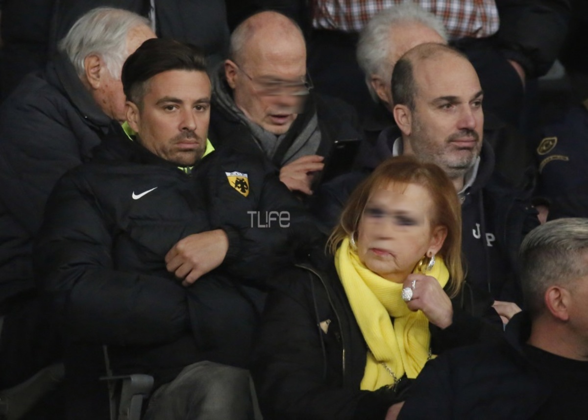 Διάσημοι ΑΕΚτζήδες στις κερκίδες του ΟΑΚΑ [pics]