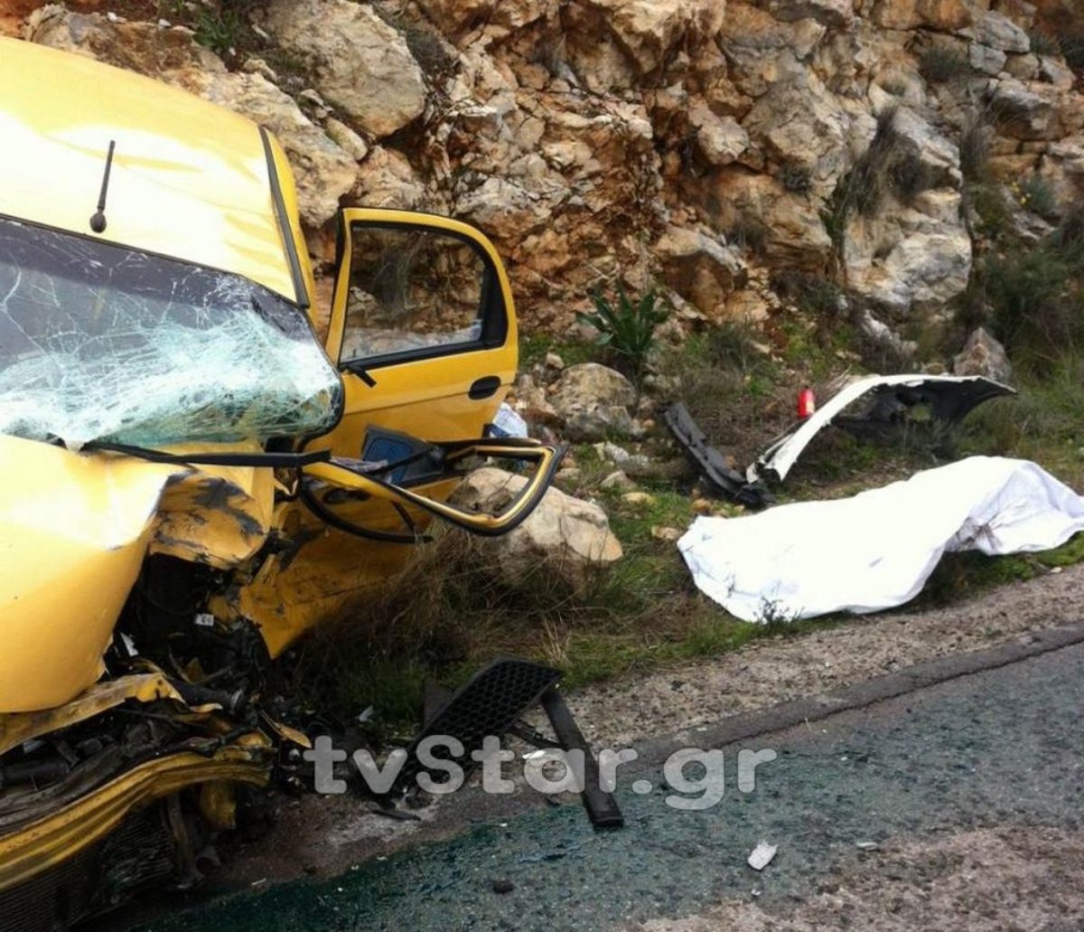 Εύβοια: Νεκρός αστυνομικός σε τροχαίο στο Αλιβέρι [pics]