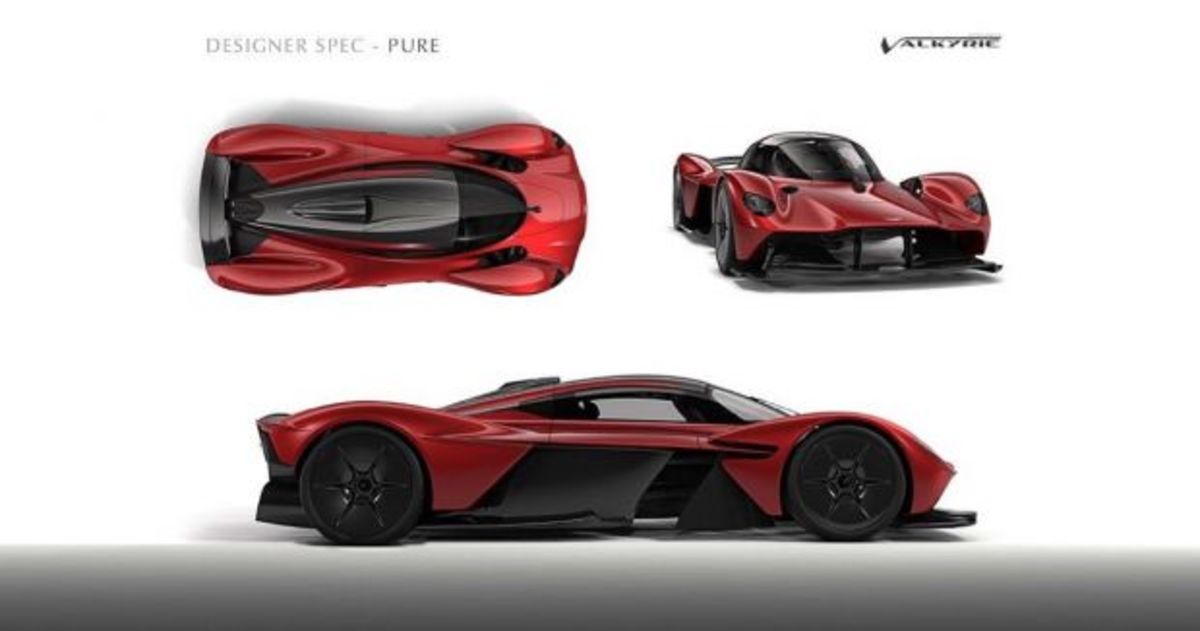 Με πραγματική φεγγαρόσκονη η βαφή της Aston Martin Valkyrie!