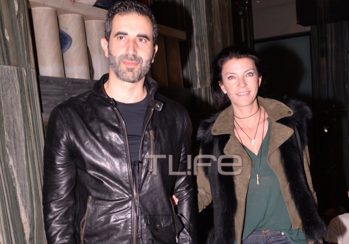 Μαρίνα Βερνίκου – Μίλτος Καμπουρίδης: Βραδινή έξοδος στο θέατρο!