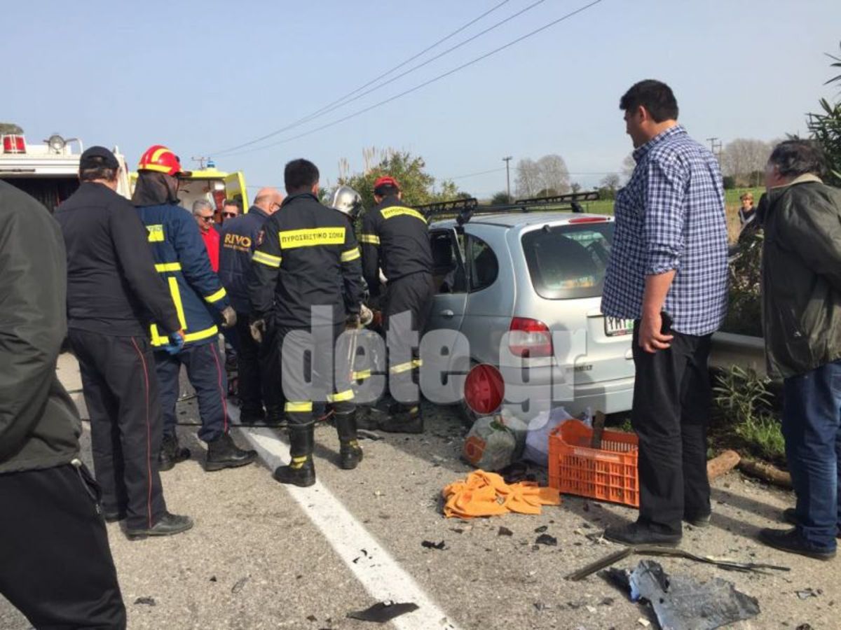 Τροχαίο με εγκλωβισμένους στην Πατρών – Πύργου [pics, vid]