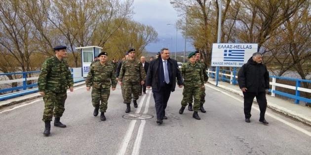 Στον Έβρο ο Πάνος Καμμένος