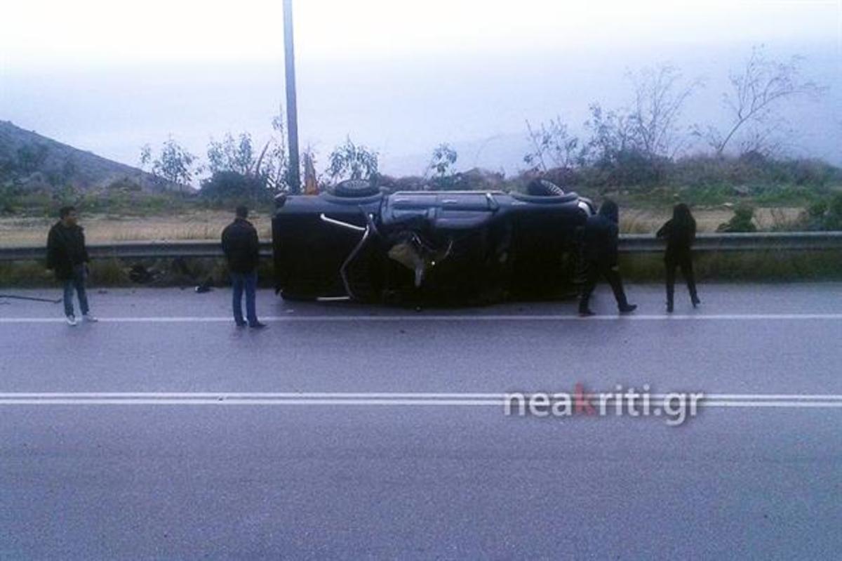 Κρήτη: Νέο τροχαίο στο καταραμένο σημείο του ΒΟΑΚ στην Αγία Πελαγία – Εγκλωβίστηκε άτομο σε αυτοκίνητο!