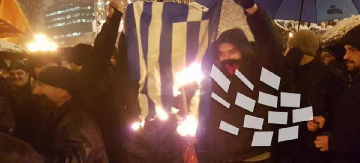 “Μακεδονία για τους Μακεδόνες”! Στους δρόμους εκατοντάδες Σκοπιανοί κατά της διαπραγμάτευσης – Έκαψαν την ελληνική σημαία