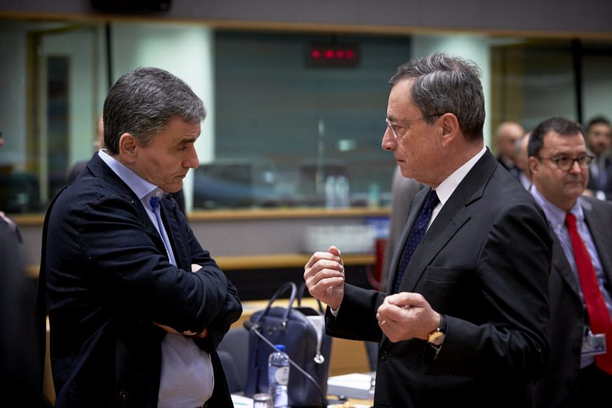 Ένταση στο Eurogroup μεταξύ Τσακαλώτου και Ντράγκι για τους πλειστηριασμούς [pics]