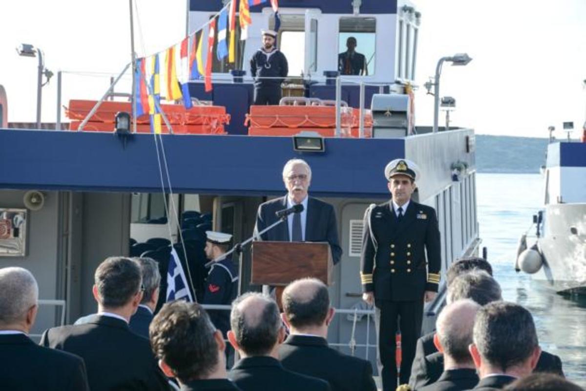 Παρουσία Βίτσα στα “βαπτίσια” του νέου πλοίου του Πολεμικού Ναυτικού ”ΠΤΟΛΕΜΑΪΣ” [pics]