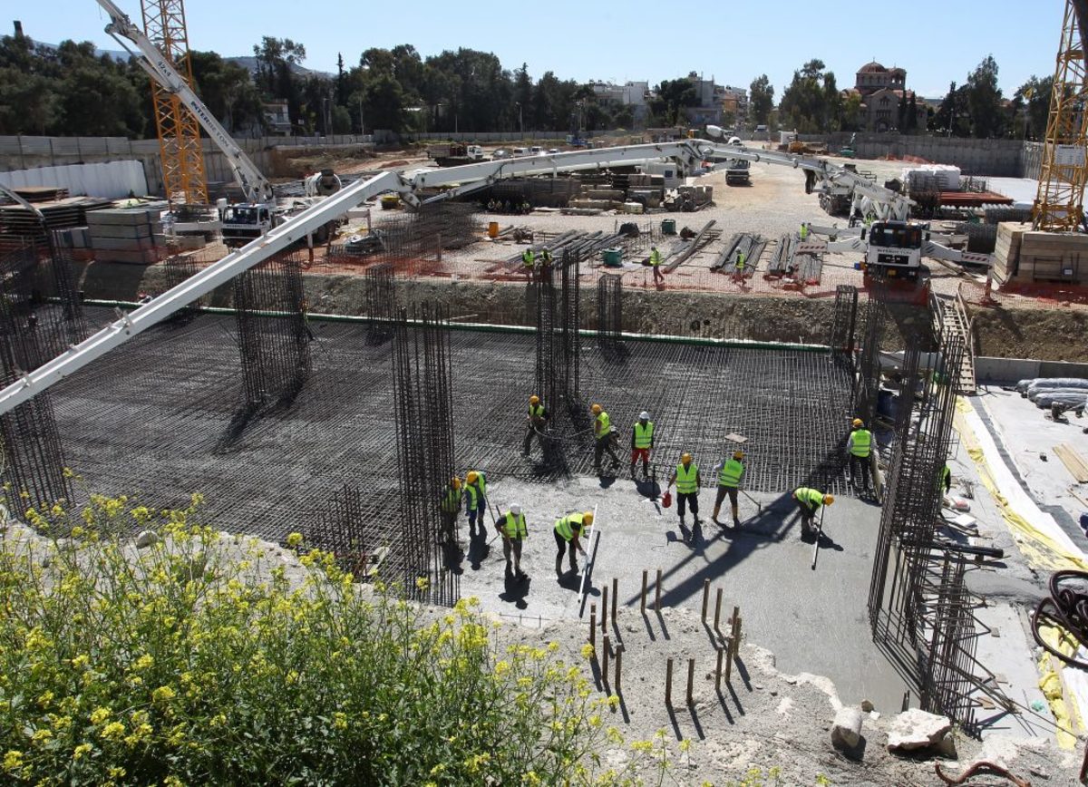 Γήπεδο ΑΕΚ: Τα πρώτα τσιμέντα στην “Αγιά Σοφιά” [vid]