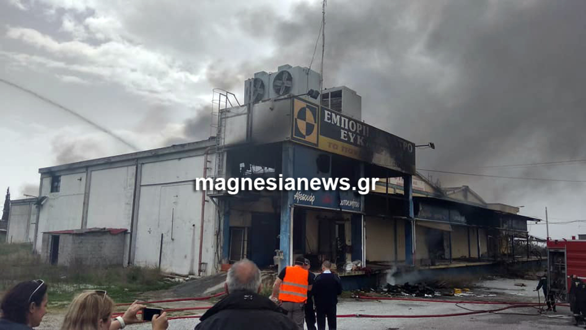 Ένας νεκρός σε μεγάλη φωτιά στη Μαγνησία! [pics]