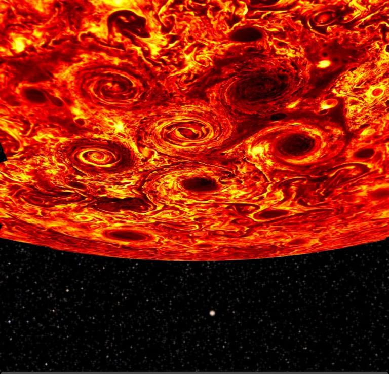 Δίας: Ο μεγαλύτερος πλανήτης του ηλιακού μας συστήματος είναι σαν πίτσα!