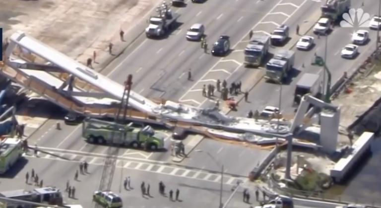 Τραγωδία στη Φλόριντα: Κατέρρευσε πεζογέφυρα! Πληροφορίες για νεκρούς και πολλούς τραυματίες! Εικόνες σοκ