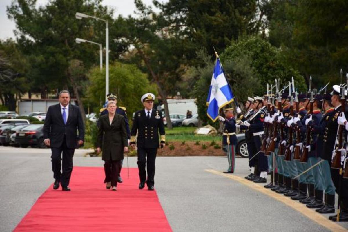 Συνάντηση Καμμένου με την αναπληρώτρια Γενική Γραμματέα του ΝΑΤΟ [pics]