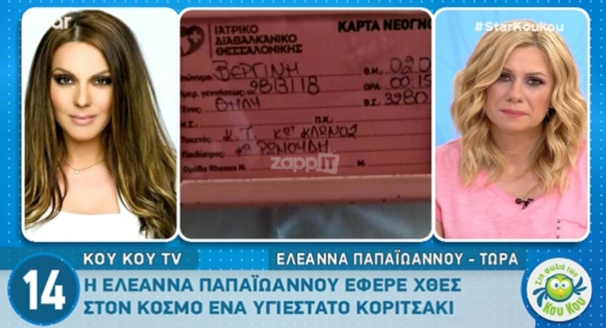 Ελεάνα Παπαϊωάννου: «Δεν κάναμε φυσιολογικό τοκετό γιατί…»