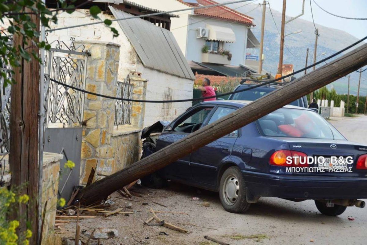 Αργολίδα: Το τροχαίο έφερε… black out σε ένα ολόκληρο χωριό [pics]