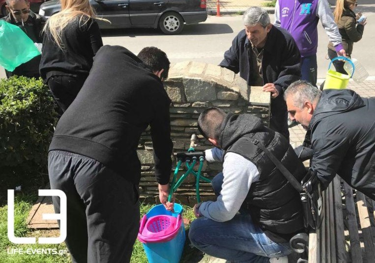 Βγήκαν στους δρόμους οι Θεσσαλονικείς για να βρουν νερό! Κλειστά αύριο κάποια σχολεία