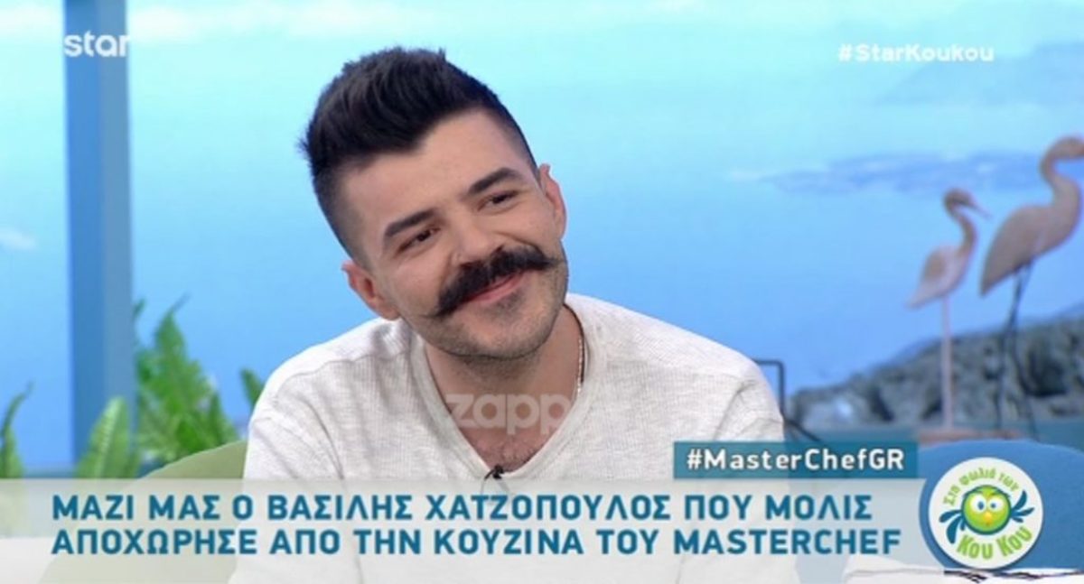 MasterChef: Ο Βασίλης Χατζόπουλος μίλησε με τα… μάτια για την Ηλέκτρα Τσουρουνάκη!