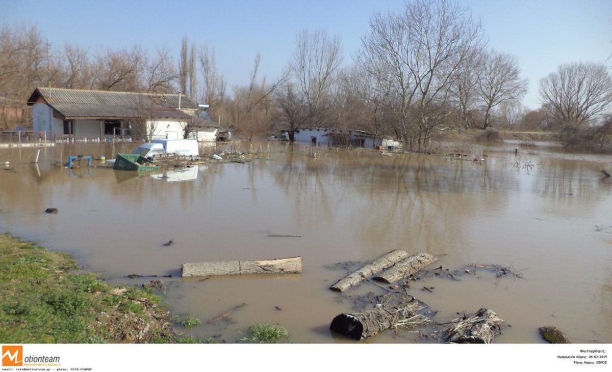 Δεν πέφτει κάτω από το όριο συναγερμού η στάθμη του ποταμού Έβρου