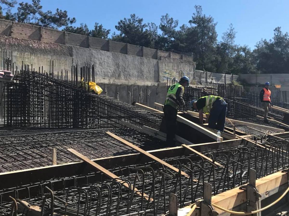 Γήπεδο ΑΕΚ: Σηκώνεται η πρώτη εξέδρα [pics]