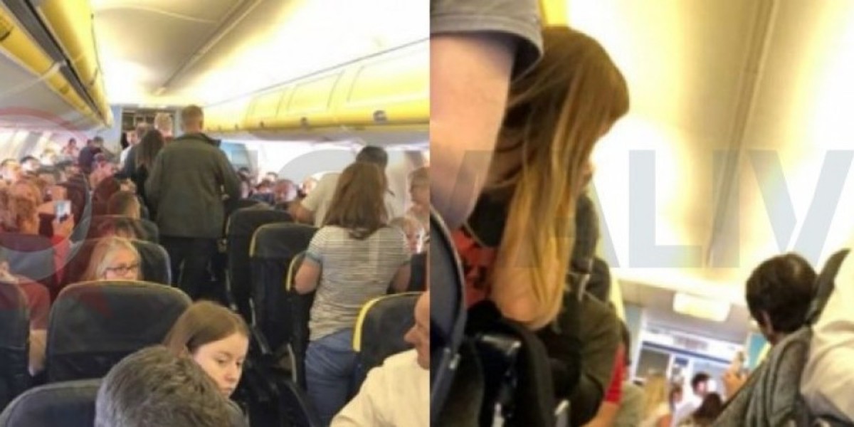 “Χαμός” σε αεροπλάνο μεταξύ επιβατών – “Οδήγησαν” τον πιλότο σε αναγκαστική προσγείωση [pic]