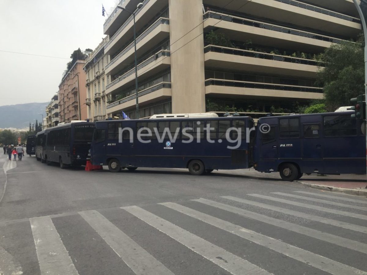 αυγά ΜΑΤ συλλαλητήριο