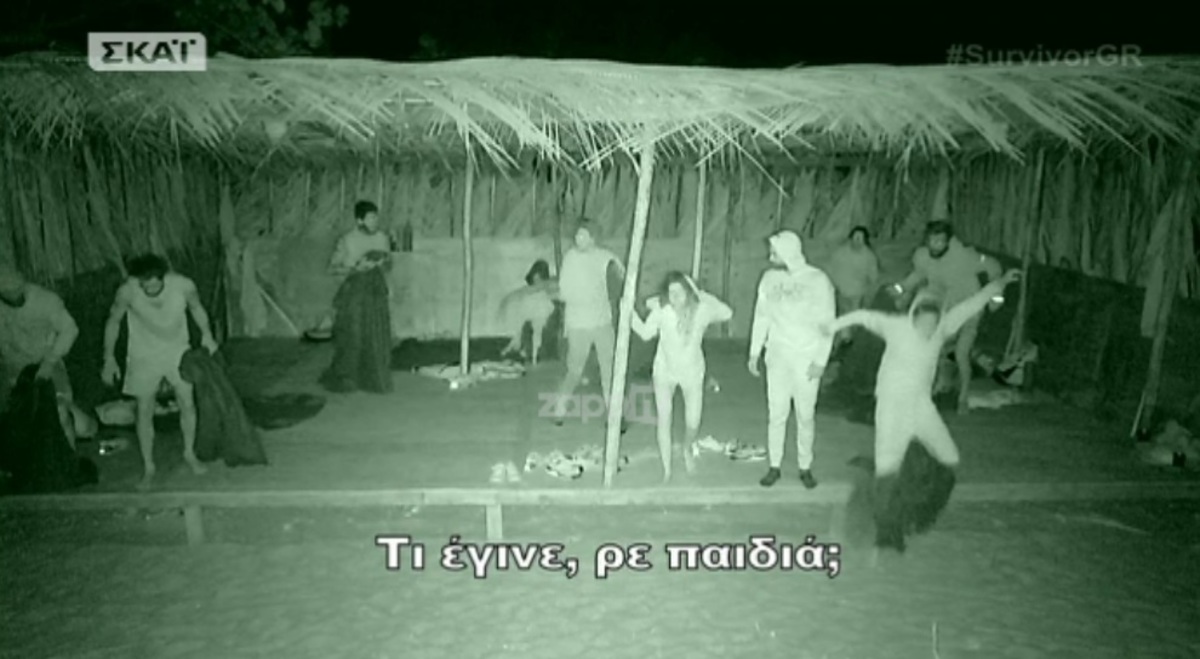 Survivor: Πανικός στην καλύβα των Μαχητών! Τα ουρλιαχτά μέσα στη νύχτα!