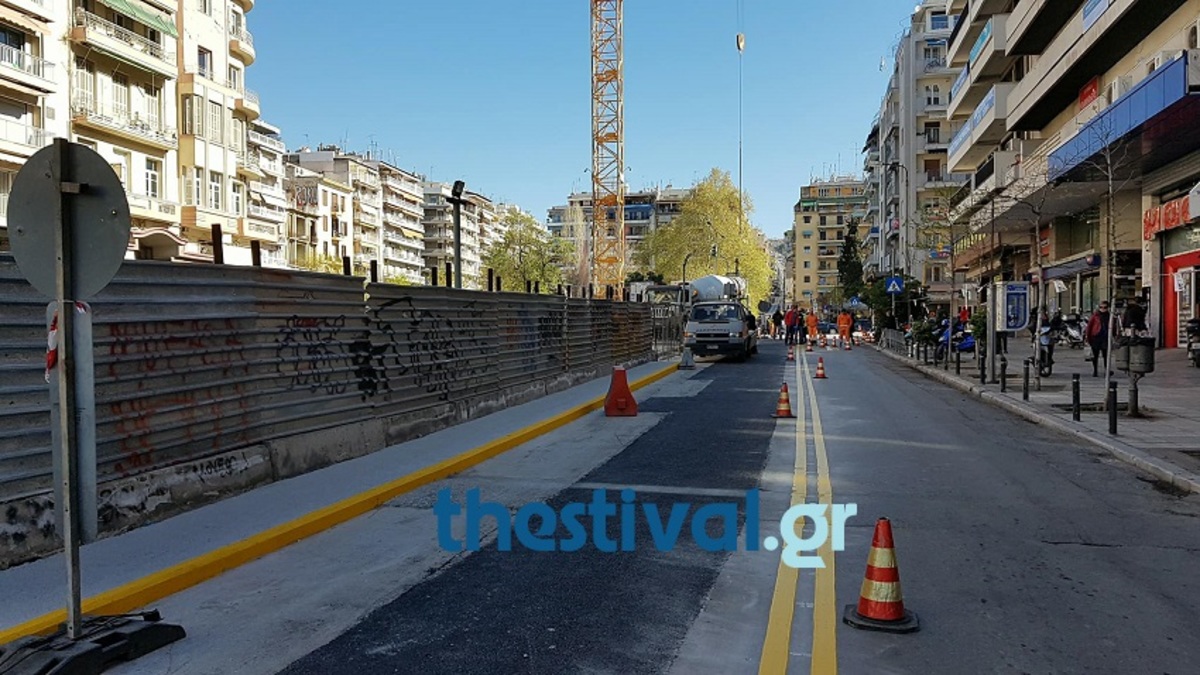 Θεσσαλονίκη: Διπλής κατεύθυνσης ξανά η Αγίας Σοφίας – “Τρέχουν” τα έργα για το Μετρό της πόλης [pics, vids]