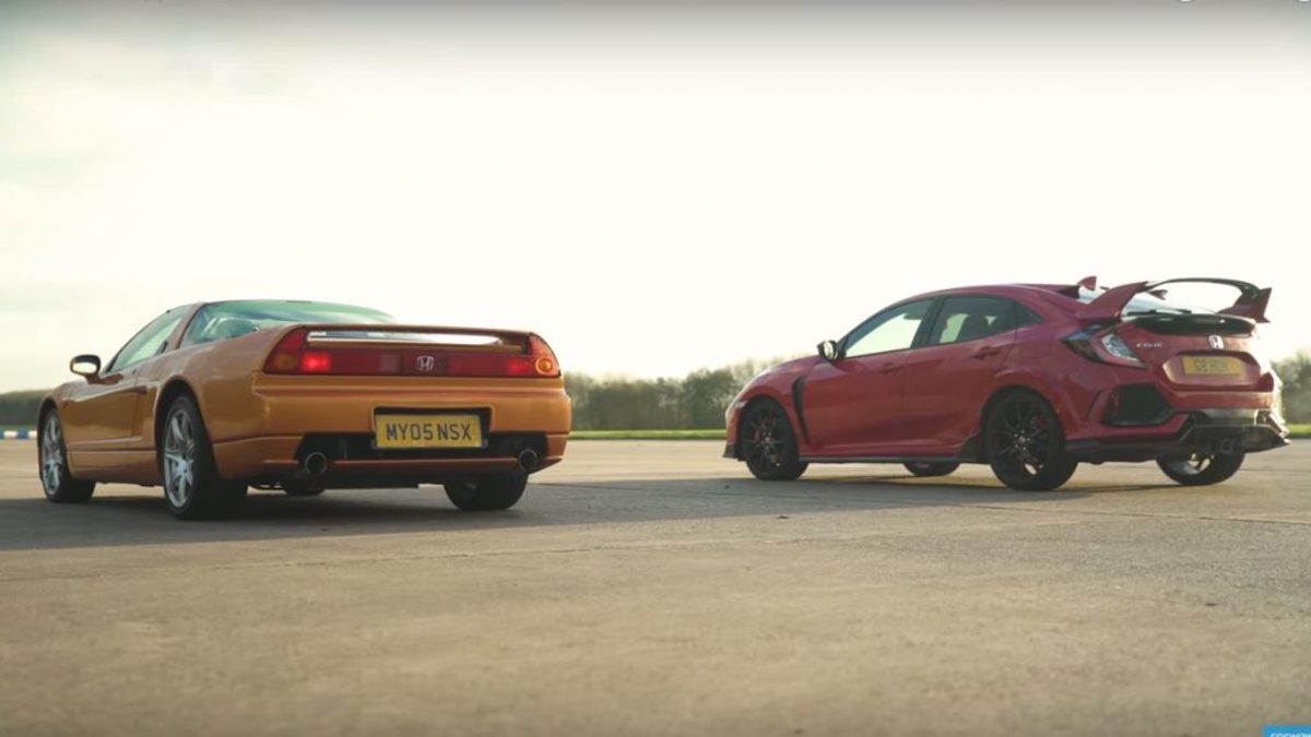 Το Honda NSX συναντά το νέο Civic Type R σε μια κόντρα γενεών! [vid]