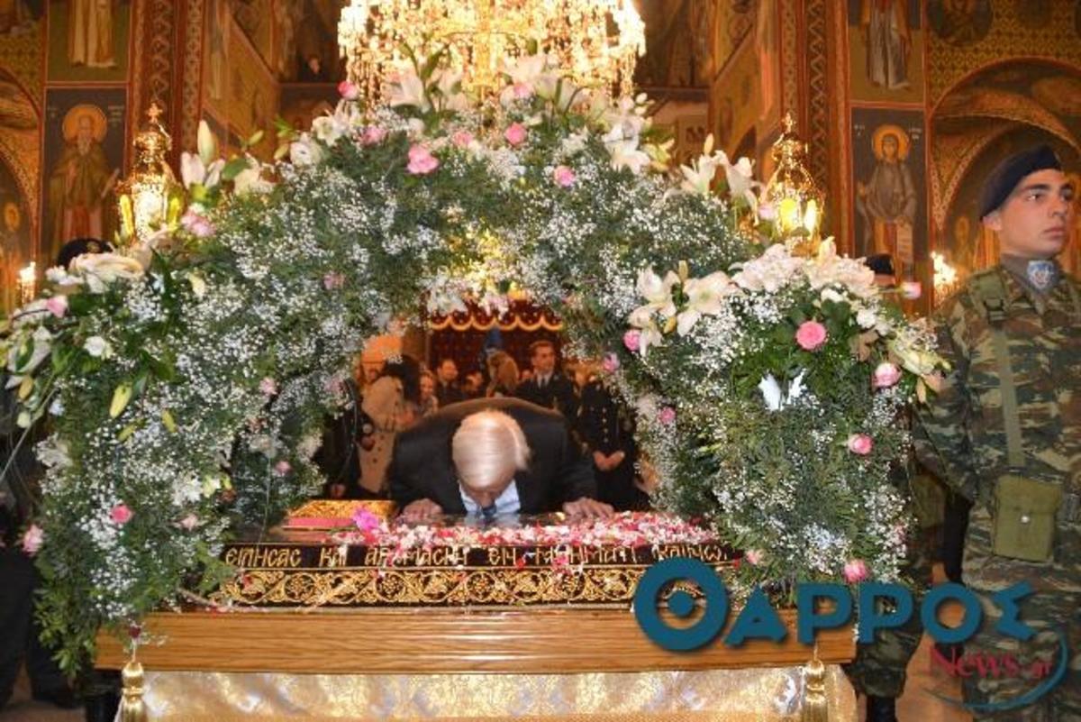 Καλαμάτα: Στο ναό της Υπαπαντής για τον Επιτάφιο ο Προκόπης Παυλόπουλος