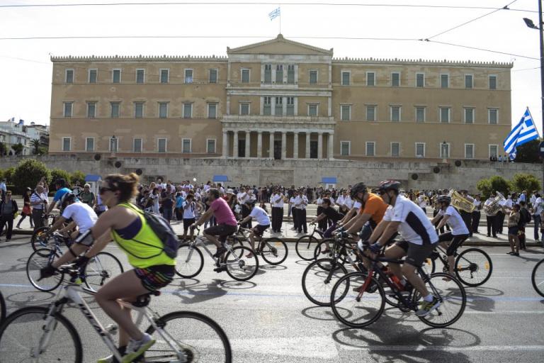 κυκλοφοριακές ρυθμίσεις 25ος ποδηλατικός γύρος Αθήνας