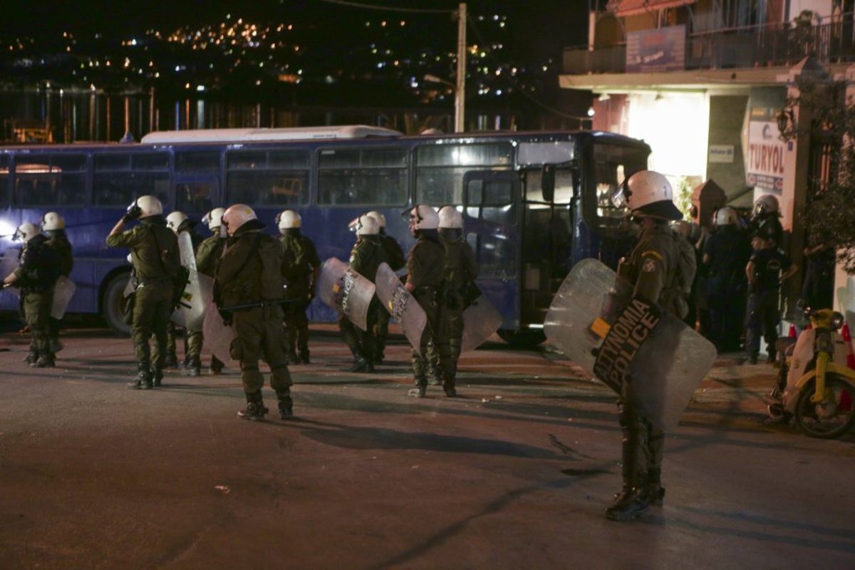 Λέσβος: Mεγάλος αριθμός συλλήψεων για τα χθεσινοβραδινά επεισόδια