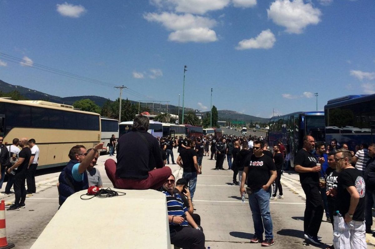 ΑΕΚ – ΠΑΟΚ: Καταφθάνουν στην Αθήνα οι οπαδοί του “Δικεφάλου του Βορρά” [vid, pics]