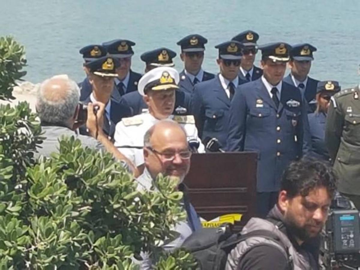 Ναύαρχος Αποστολάκης: “Οι θυσίες των Ηλιάκη – Μπαλταδώρου ατσαλώνουν την θέληση μας έναντι κάθε επιβουλέα”