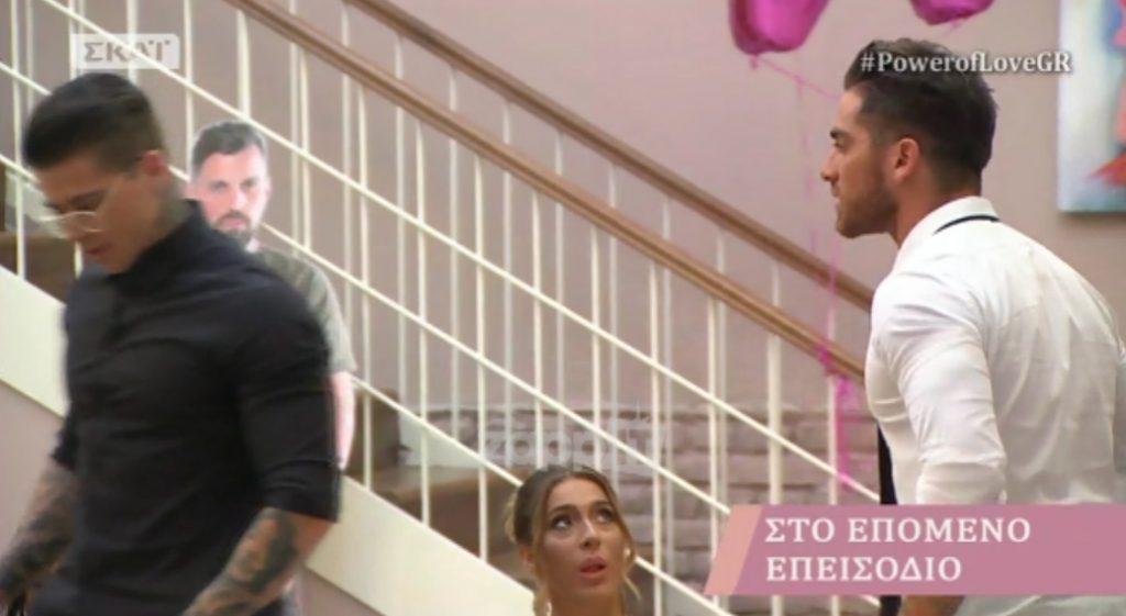 Κακός χαμός στο Power of Love: Ο Αλέξανδρος ανακοινώνει στον Δώρο ότι μπήκε για την Αθηνά! [vid]