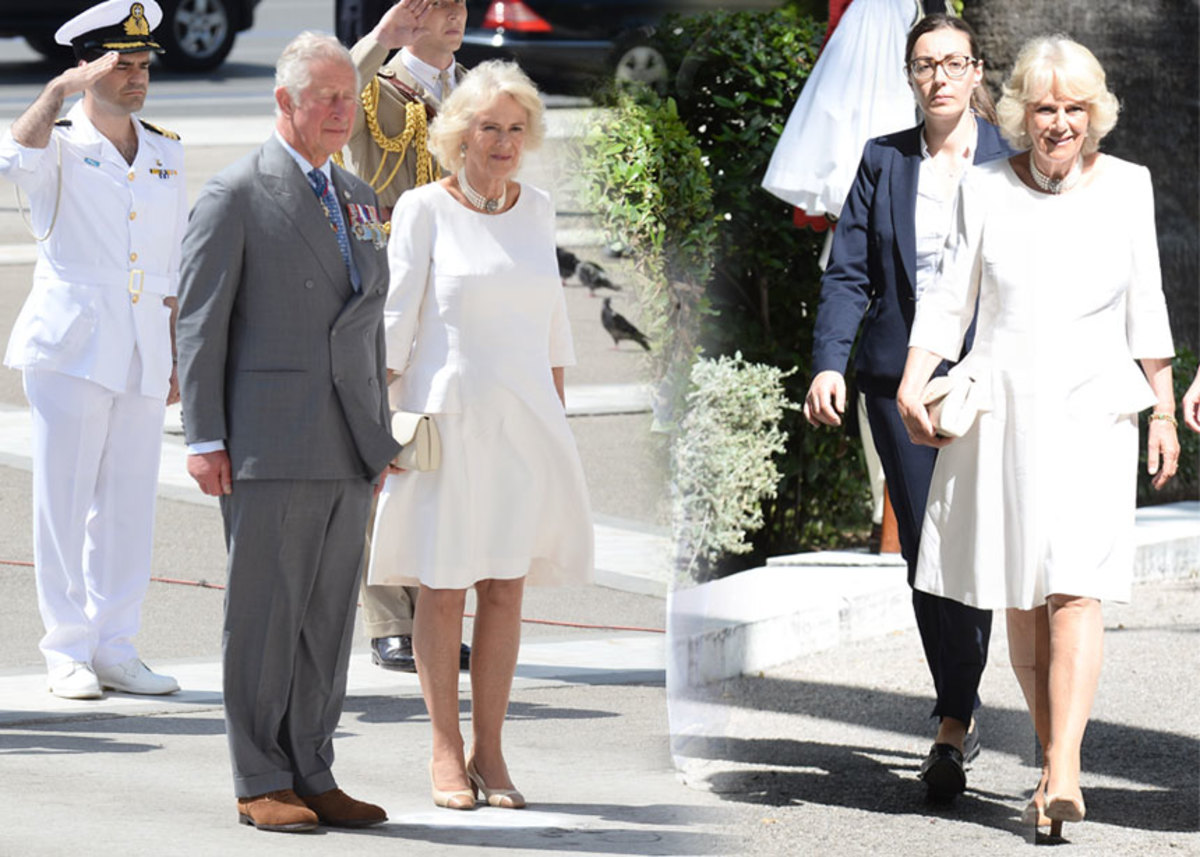 Πρίγκιπας Κάρολος: Με βασιλικό look στα λευκά η Καμίλα στην Αθήνα!
