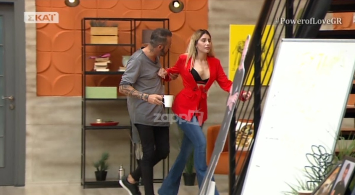 Χαμός στο Power of Love! Ο Νίκος κλώτσησε το τραπέζι στα πόδια της Βίβιαν! Έξαλλη η παίκτρια! [vid]
