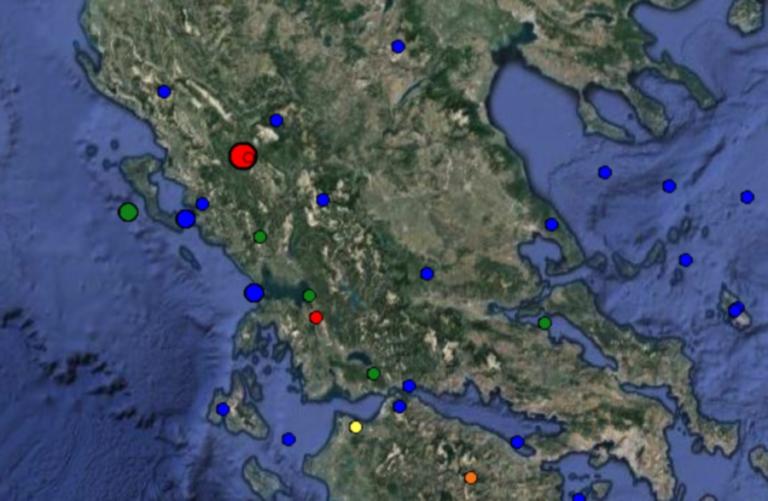 Σεισμός τώρα στα Γιάννενα – LIVE τι καταγράφουν οι σεισμογράφοι