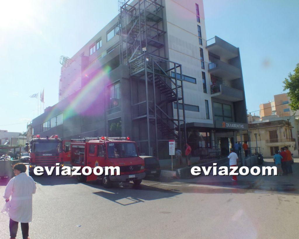 Χαλκίδα: Φωτιά στο super market «Σκλαβενίτης» – Έφυγαν όπως – όπως πελάτες και υπάλληλοι