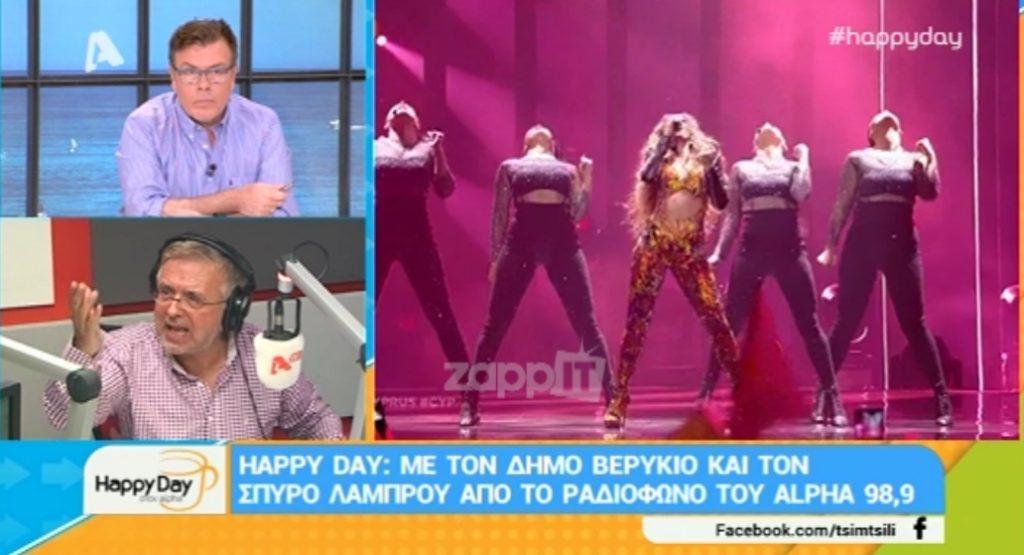 Ξέσπασε ο Βερύκιος για τη Eurovision: «Να χαίρεται η Ελλάδα! Η Φουρέιρα ξεσήκωνε τα πλήθη»!