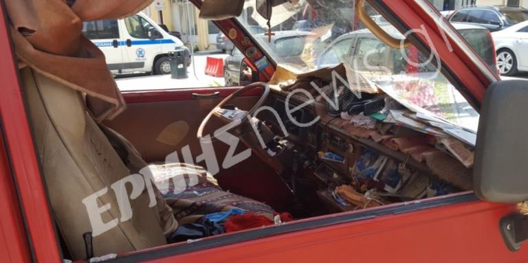 Ζάκυνθος: Μέσα σε αυτό το φορτηγάκι εκτέλεσαν τον συνταξιούχο ταχυδρόμο [pics, vid]