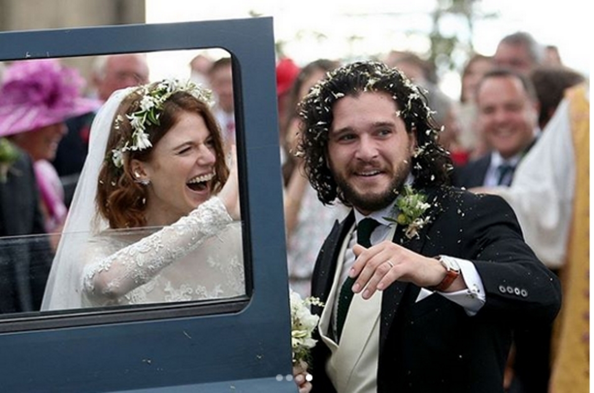 Λαμπερός γάμος στη Σκωτία για τον Jon Snow και την Ygritte του Game of Thrones! [pics]