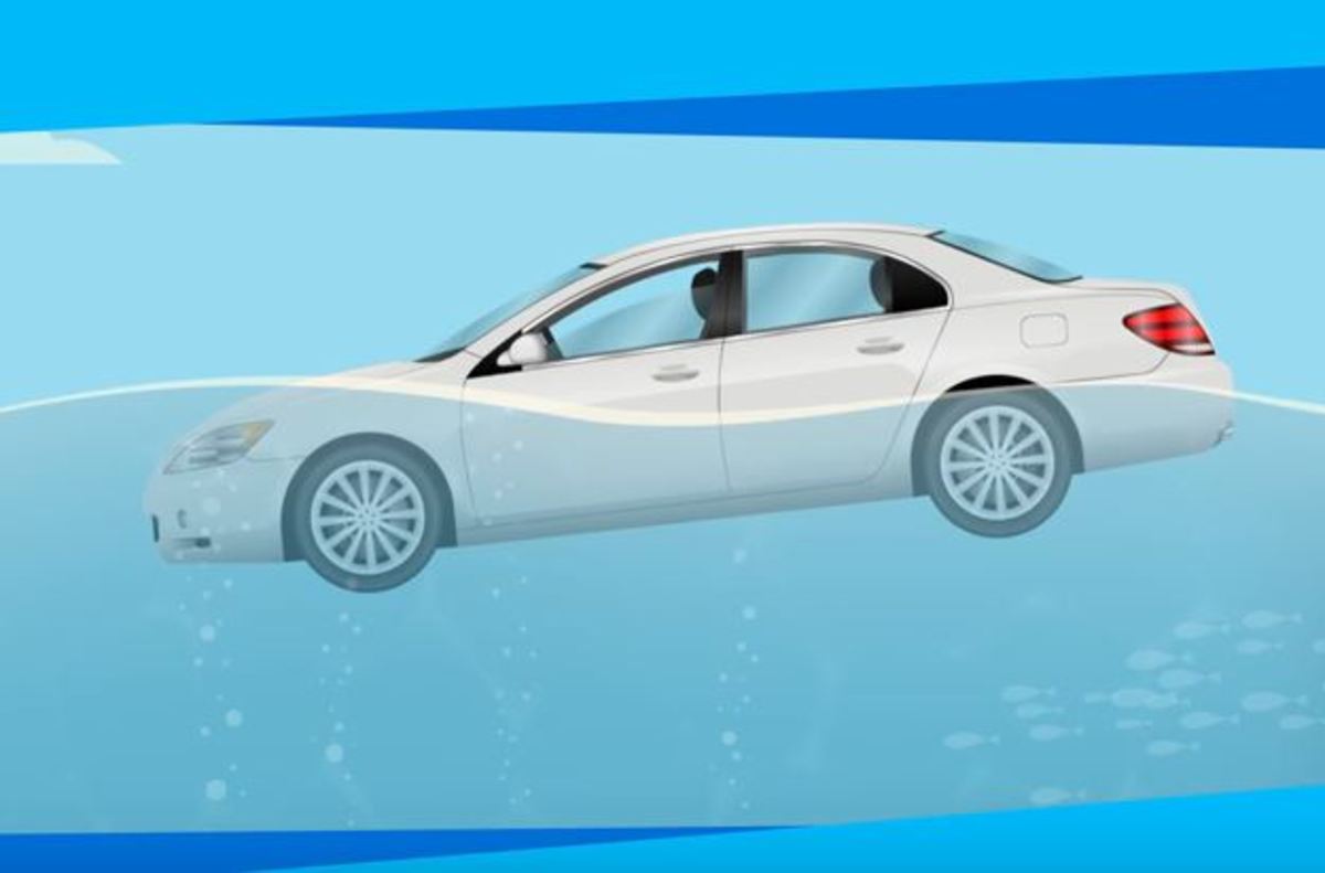 Πώς να επιβιώσετε αν το αυτοκίνητό σας πέσει στο νερό